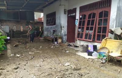 Akibat Banjir Kirimn, Berdampak pada Ratusan Rmah Warga