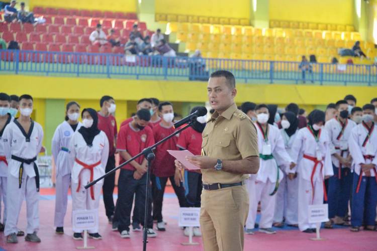 Persiapan untuk PON 2024, Musa Rajekshah Buka Kejuaraan Taekwondo Tingkat Provinsi Sumut