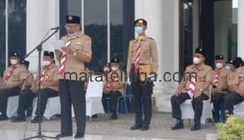 Mabicab Gerakan Pramuka Asahan Peringati HUT Pramuka Ke 60