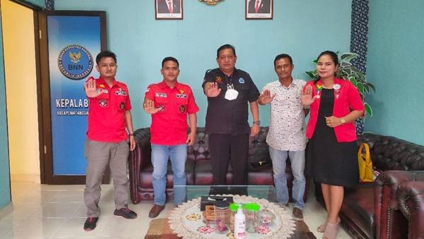 BNNK Pematangsiantar Ajak Satgas PBB Turut Serta Berantas Narkoba