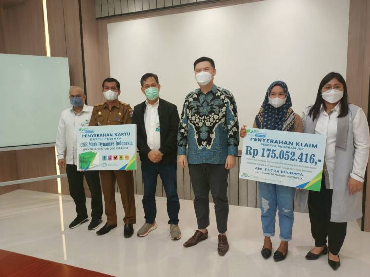 PT Mark Dynamics Bayar Iuran Rp 1 Miliar lebih tiap bulan untuk melindungi Karyawan
