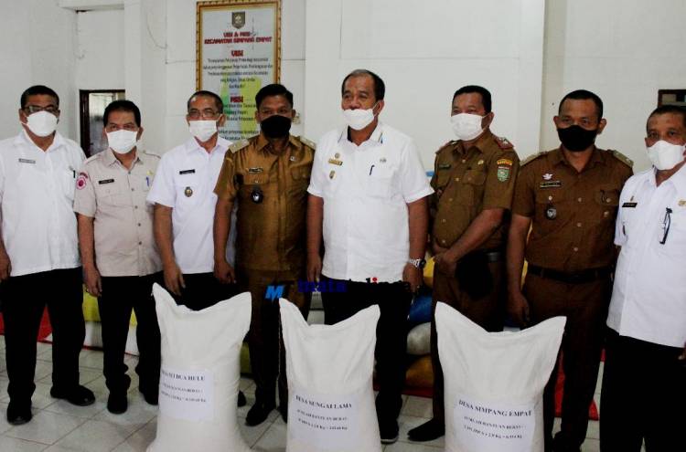 Pemerintah Kabupaten Asahan Salurkan bantuan Beras Kepada Korban Banjir