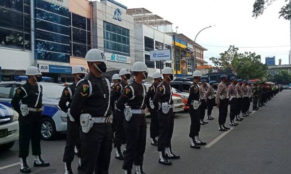 1.168 Personel Gabungan Amankan Nataru di Medan