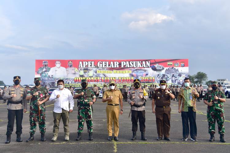 Gubernur Sumut Edy Rahmayadi Pimpin Apel Pengamanan Nataru