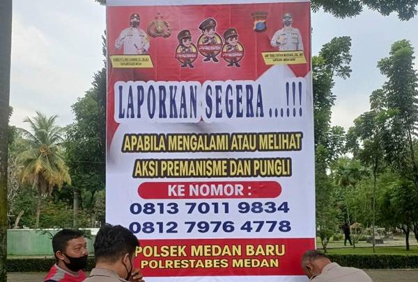 Diganggu Preman, Ini Call Center Polsek Medan Baru
