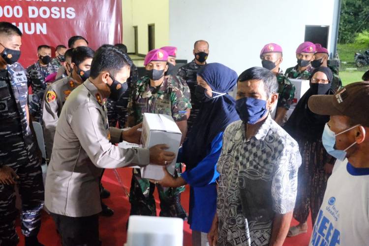 Gelaran Vaksinasi 20 Tahun AKABRI 2001, Dihadiri Kapooda Jatim