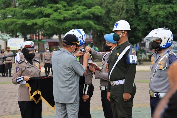Walikota Tebingtinggi Pimpin Apel Gelar Pasukan Ops. Lilin Toba 2021