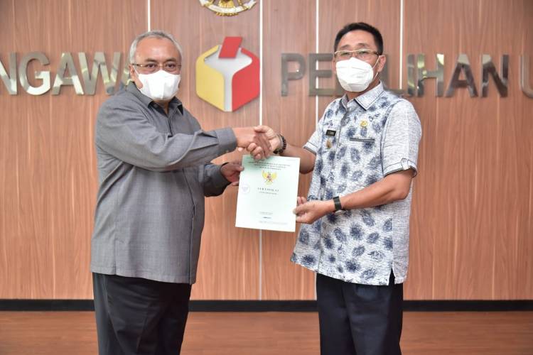 Pertama di Sumut, Pemkab Labusel Beri Lahan Kantor ke Bawaslu