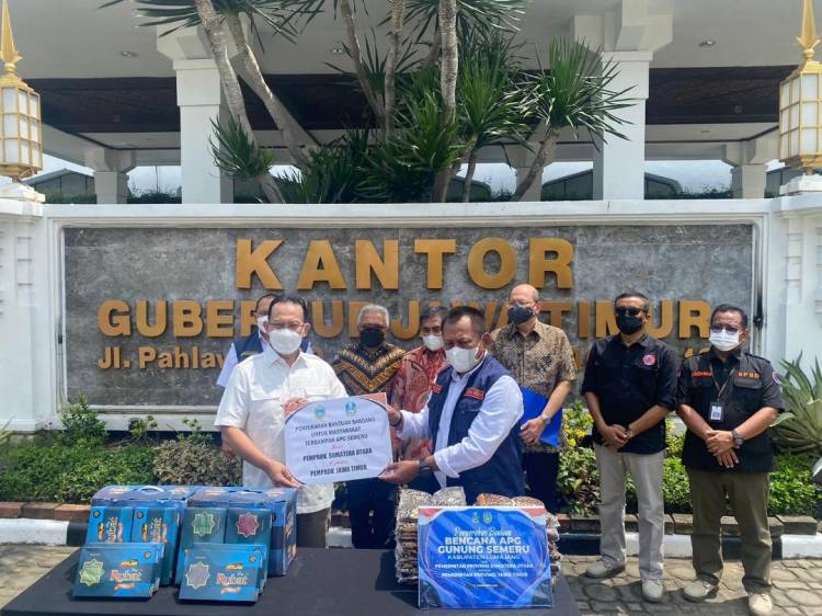 Wujud Kemanusiaan, Sumut Bantu Korban Erupsi Gunung Semeru