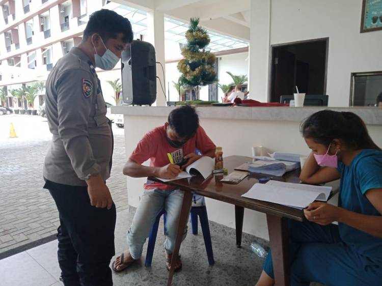 Polsek Medan Baru Kembali Gelar Vaksinasi Covid-19