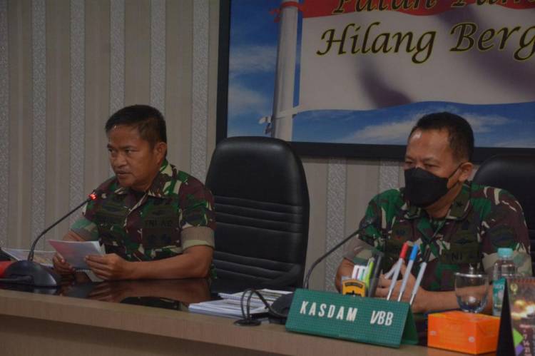 Pangdam I/BB : Pentingnya Rapat Evaluasi Program Kerja dan Anggaran