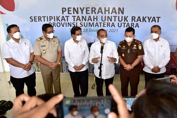1.057 Hektare Lahan Sengketa Eks HGU di Sumut Berhasil Diselesaikan