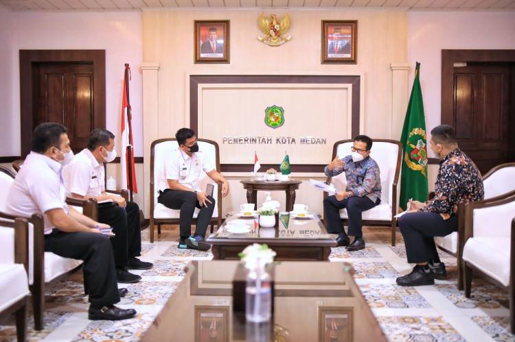 Bobby Nasution Terima Audiensi Pemimpin BNI Wilayah 01 Medan, ini Harapan Wali Kota Medan