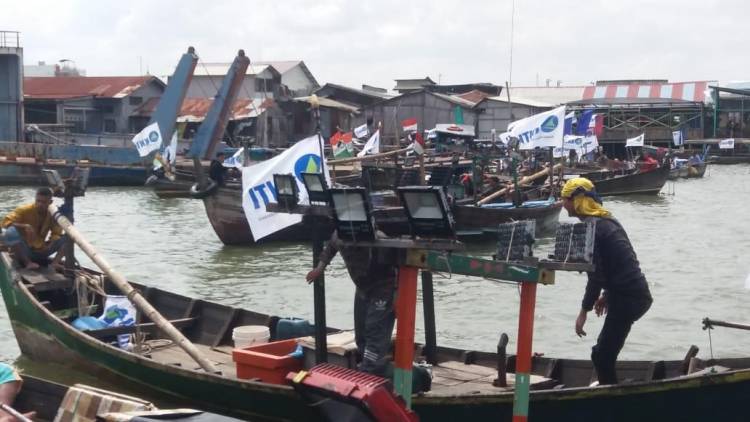 Tak Pernah Mendapatkan Haknya KNTI Sumatera Utara Gelar Aksi Damai