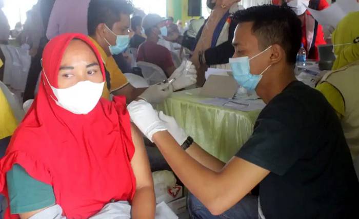 Wujudkan Herd Immunity, Pemkab Sergai Semakin Gencar Gelar Vaksinasi dan Kampanye Prokes