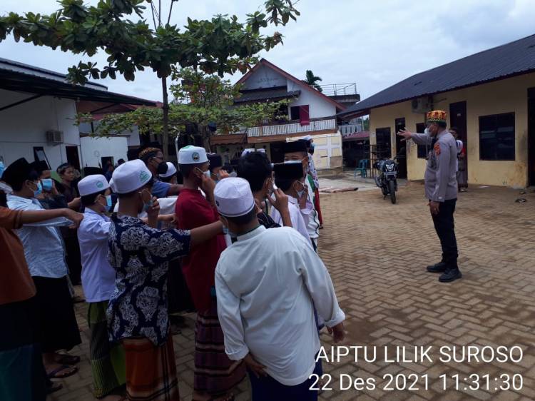Guna Kejar Target Polsek Patumbak Sampek Jemput Santri Pesantren