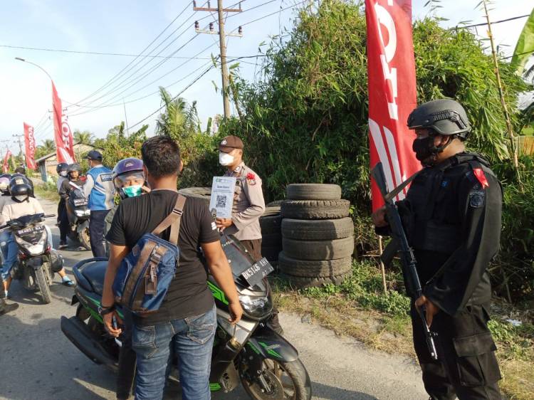 Tim Gabungan Lakukan Pemeriksaan di Pos Pam Sei Ular Deliserdang