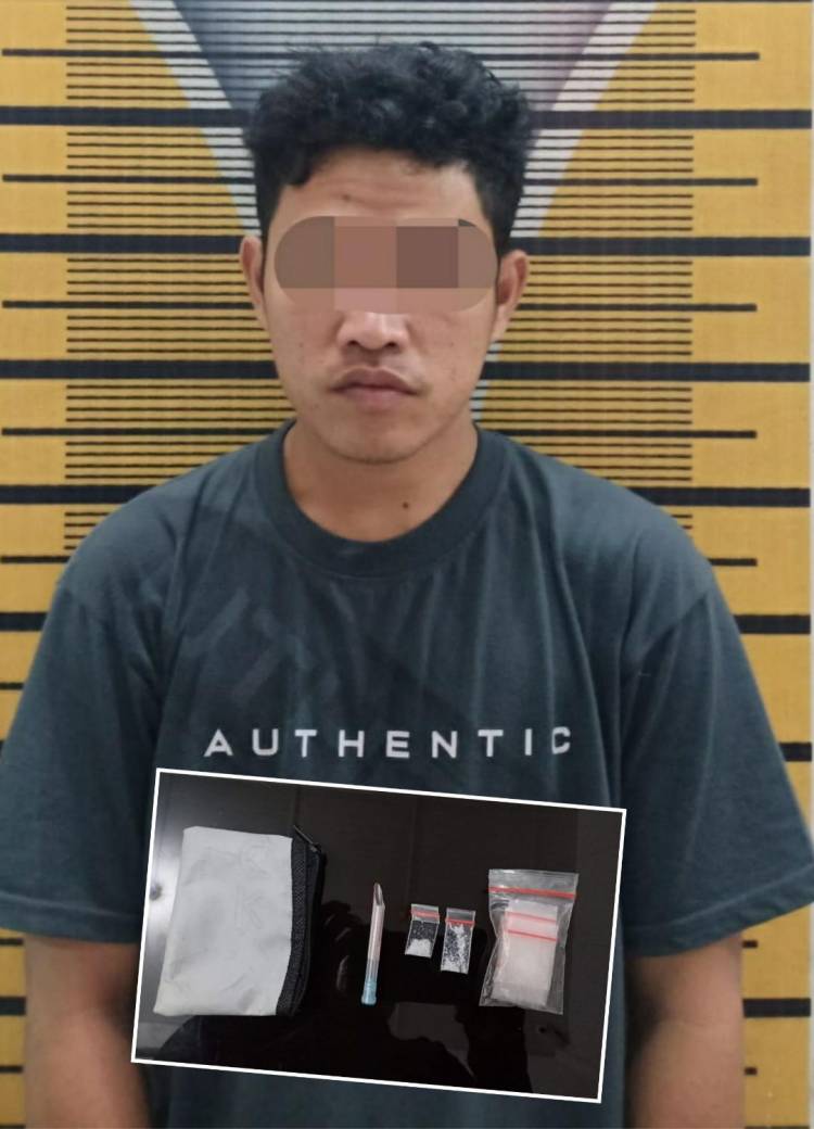 Lagi Asyik Duduk Di Pinggir Jalan, Pemuda Penggalangan Di Dudukkan Depan Penyidik