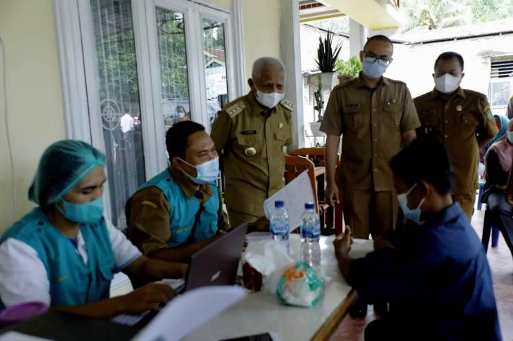 Bupati Asahan Kejar Pemenuhan Target Vaksin Covid 19 Yang Tersisa 1,62%