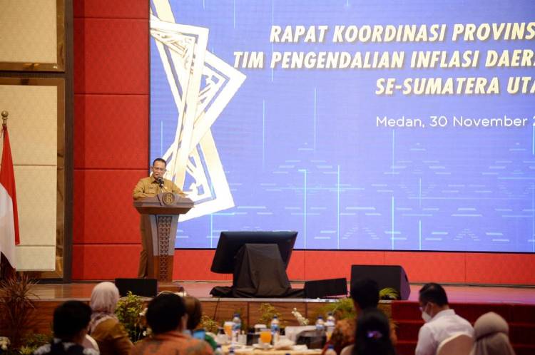 Afifi Lubis Buka Rapat Rakorprov Tim Pengendalian Inflasi Daerah Provinsi se-Sumut
