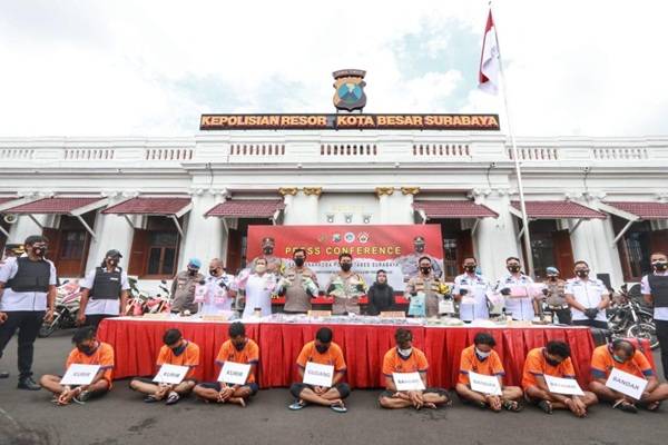 Jelang Tutup Tahun 2021, Polrestabes Surabaya Gulung Sindikat Narkoba
