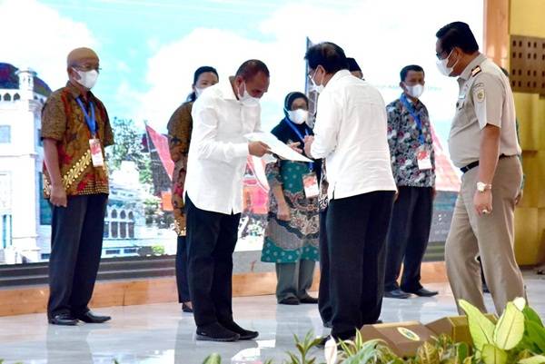 Edy Rahmayadi Curhat ke Sofyan Djalil Soal Pembangunan Bendungan di Sumut yang Terkendala Persoalan Tanah