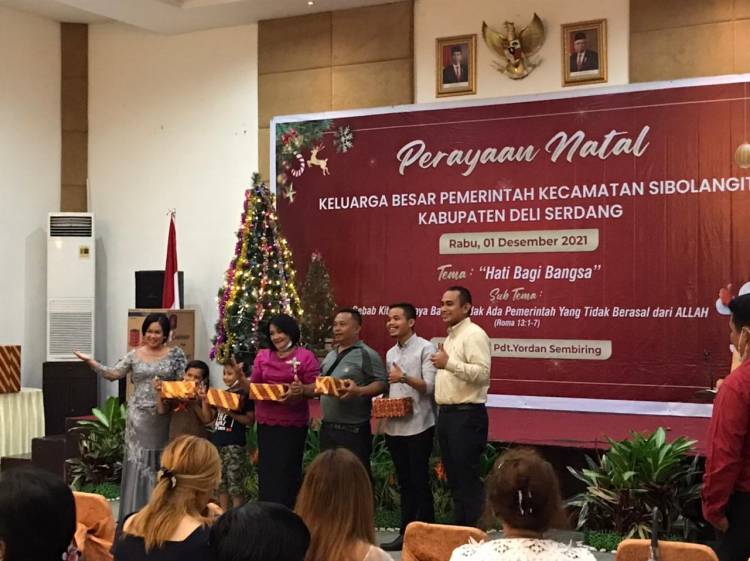 Natal Muspika Sibolangit Berlangsung Sederhana