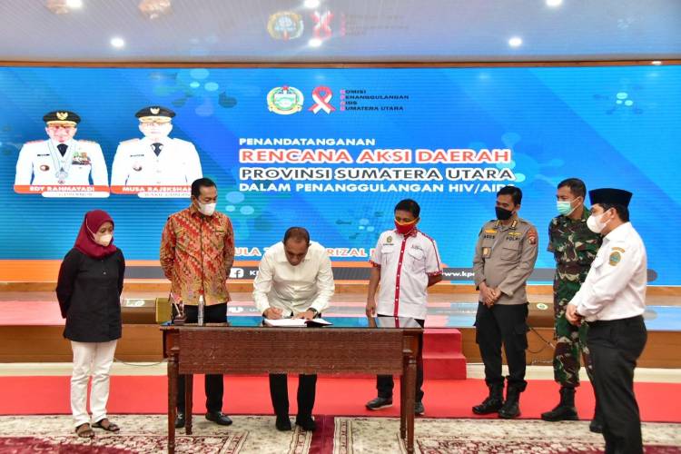 Edy Rahmayadi Hadiri Acara Peringatan Hari AIDS Sedunia Tingkat Pemprovsu