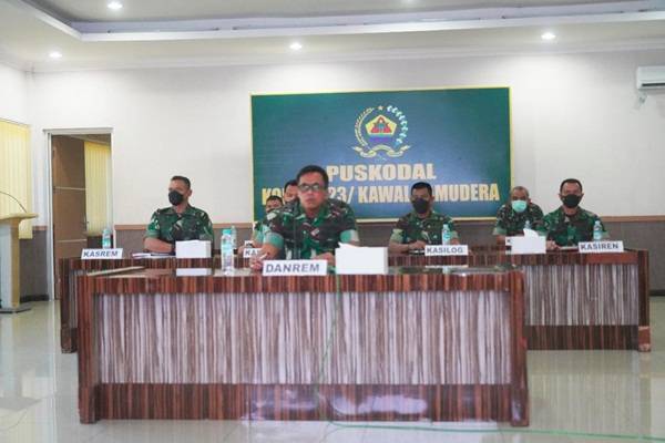 Danrem 023/KS Ingatkan Dandim Perketat Pergerakan Masyarakat Selama Nataru
