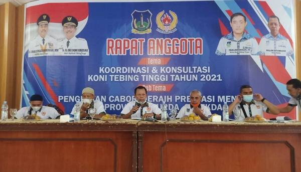 KONI Tebingtinggi Persiapkan Atlet Menuju PON 2022