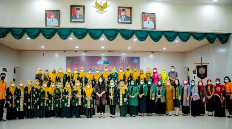 TP PKK Kota Medan Terima Kunjungan Dari TP PKK Kab. Kampar
