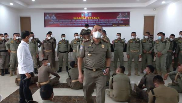 200 Personel Satpol PP Sumut Dites Urine, Positif Narkoba Kontrak Putus