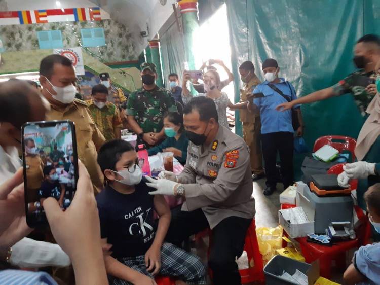 Kota Sibolga Laksanakan Lounching Vaksinasi Anak Umur 6 s/d 11 Tahun