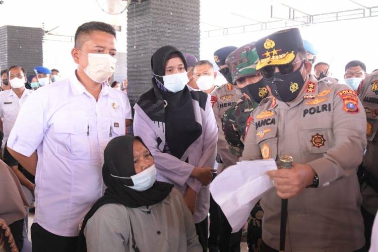 Kejar Target, Kapoldasu Tinjau Langsung Pelaksanan Vaksinasi Covid-19 di Kabupaten Labura