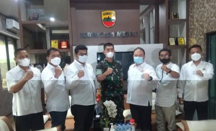 Dandim 0201/Medan Terima Audiensi KADIN Medan