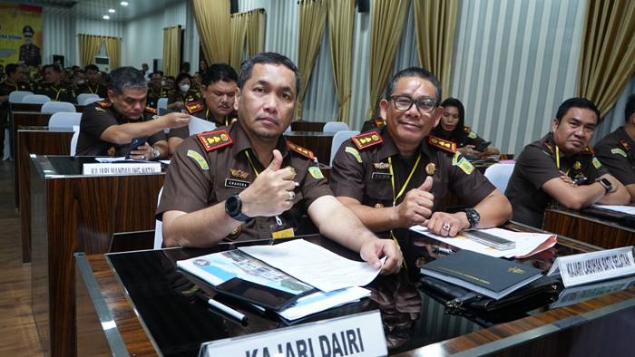 Chandra Purnama Sampaikan Capaian Kinerja Kejari Dairi Pada Rakerda Kejati Sumut Tahun 2022