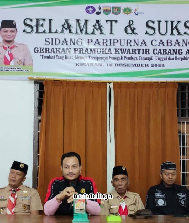 Ka.Kwarcab GP Asahan Lepas Keberangkatan Peserta Perkemahan Wirakarya