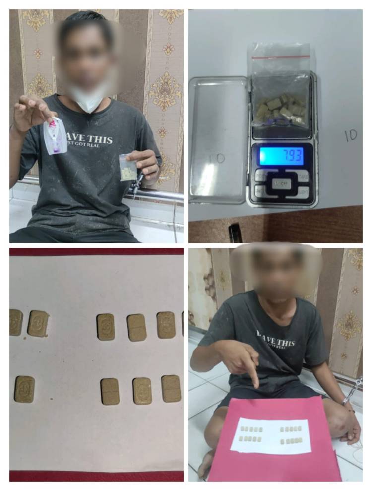 Ditresnarkoba Polda Sumsel Bekuk Pengedar Ekstasi