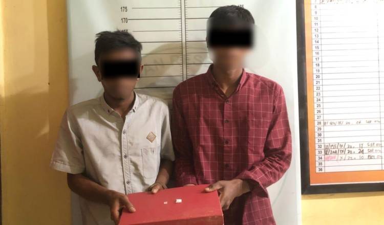 Transaksi Sabu, Dua Pemuda di Pidie Diciduk Polisi di Depan WC Umum