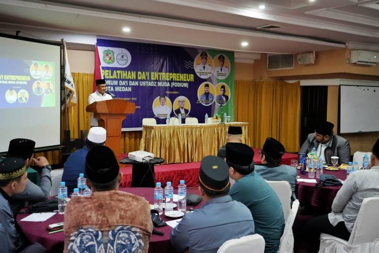 Diselenggarakan Podium Kota Medan, Pelatihan Da'i Entrepreneur Dapat Dukungan Penuh Pemko Medan