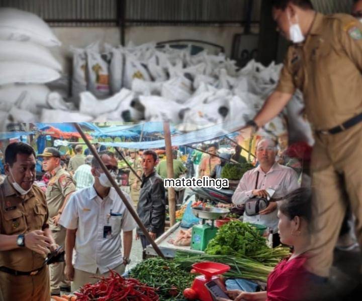Jelang Nataru Tim Satgas Ketahanan Pangan Sidak Pasar Dan Bulog