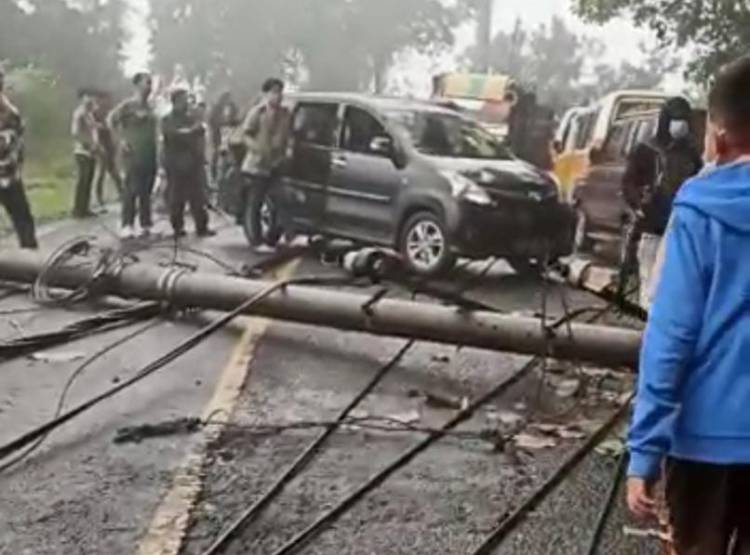 Curah Hujan Tinggi, Wakapolres Karo Imbau Warga Waspada