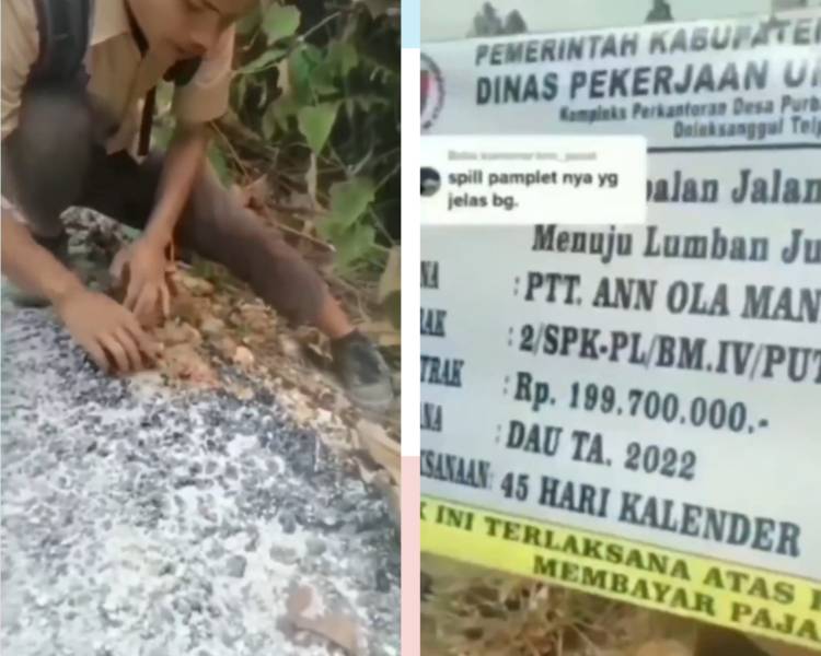 Terancam Tidak Dibayar, Proyek Pengaspalan Di Desa Lumban Julu Doloksanggul Kabupaten Humbahas "Asal Jadi", Bupati Angkat Bicara