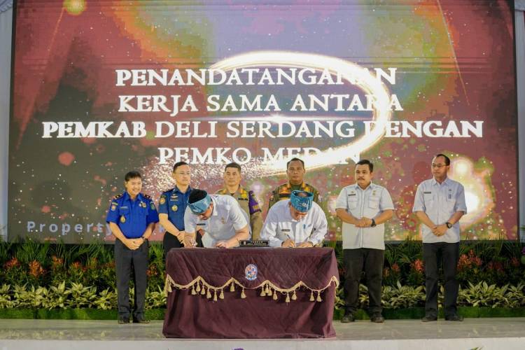 Penguatan Kerjasama Pemko Medan & Pemkab Deliserdang, Bobby Nasution : Dukung Percepatan Pembangunan