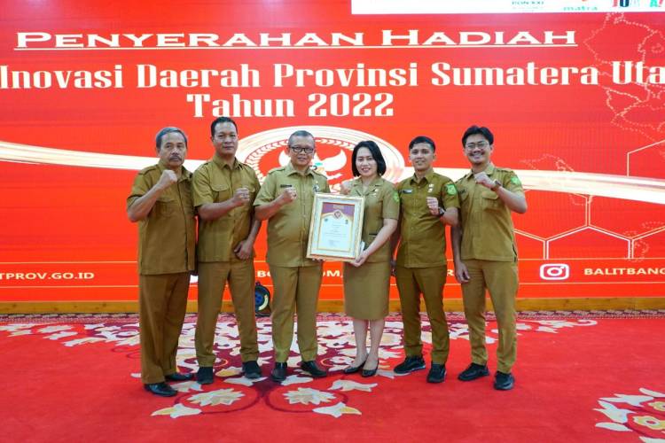 Usung Aplikasi SMART-WAN, Sekretariat  DPRD Medan Nominator 1 Lomba Inovasi Daerah Provinsi Sumut 2022 Kategori Kabupaten/Kota
