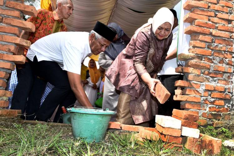 Ketua TP PKK Sumut Resmikan Pembangunan Rumah Tahfiz Qur'an Yayasan Ilham Ayat Secanggang