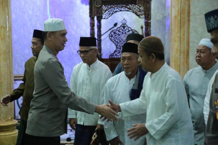 Safari Subuh di Masjid Al Musyawarah, Ini Pesan Wakapoldasu