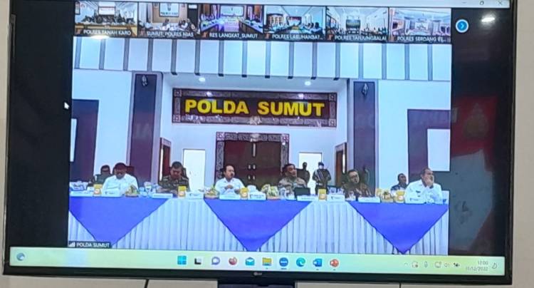 Rapat Sektoral Jelang Libur Dan Ingatkan Para Kapolres