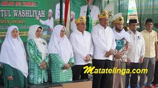Plt Bupati Langkat H.Syah Afandin SH Hadiri Milad Al Jam&rsquo;iyatul Wasliyah ke-92