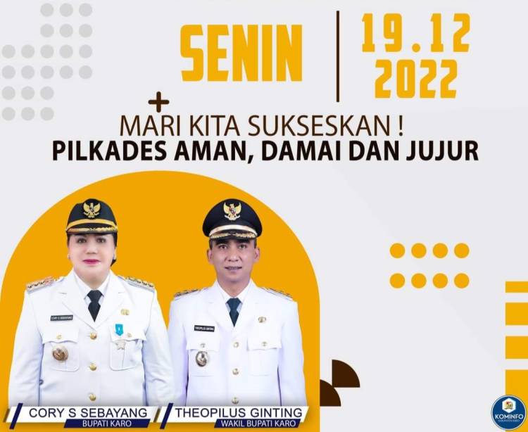 Menjelang Pilkades, Bupati Karo Cory S Sebayang : Panitia Harus Bersikap Netral dan Profesional
